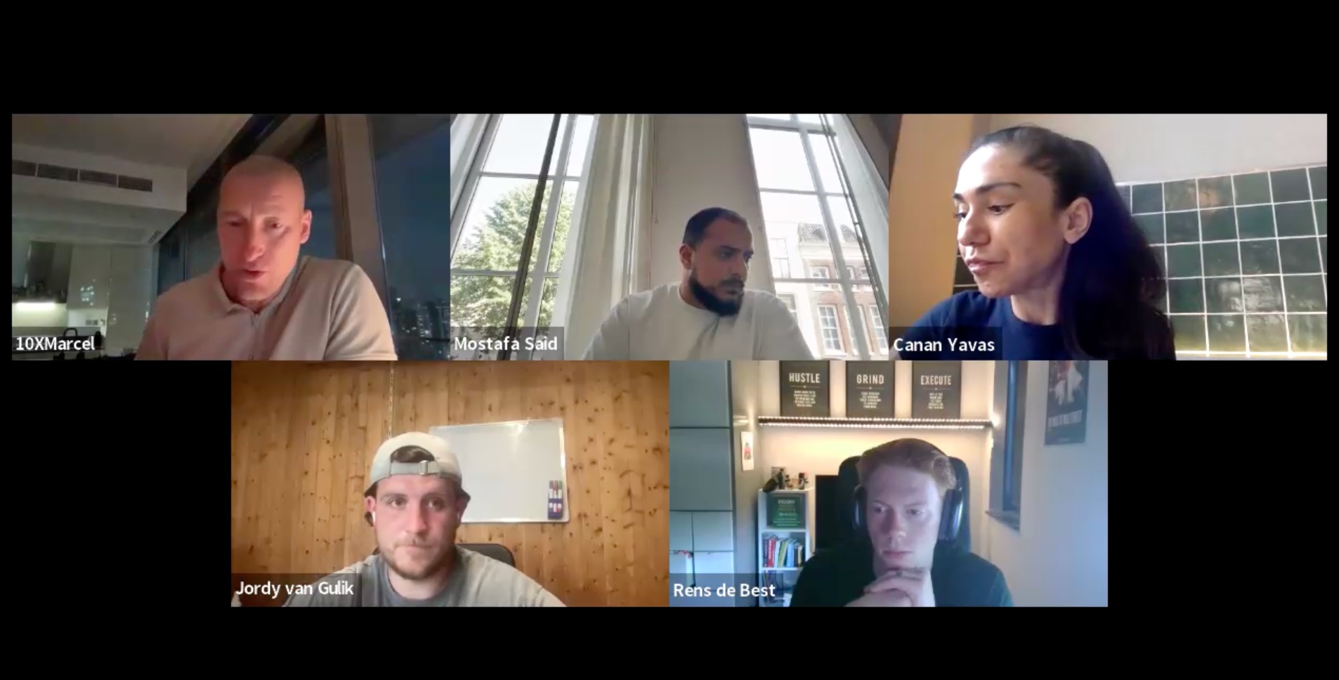 Group call with 10XMarcel — Mostafa Said, Canan Yavas, Jordy van Gulik, Rens de Best